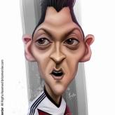 Caricature de Mesut Özil