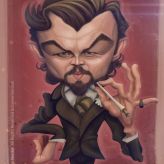Caricature de Leonardo DiCaprio