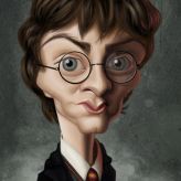 Caricature de Daniel Radcliffe