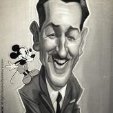Caricature de Walt Disney